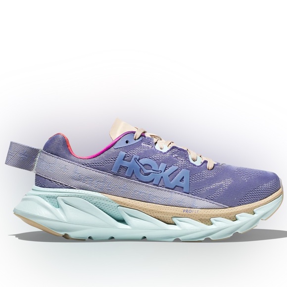 NWT Hoka Elevon 2 Running Shoes Mental Health Sneakers Unisex Purple Blue Glass - Picture 2 of 16